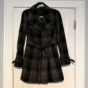 The Limited belted wool blend jacket, size M